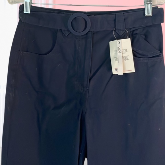 NWT‎ ASOS Navy Flare Pants - Size 6 - Picture 3 of 8